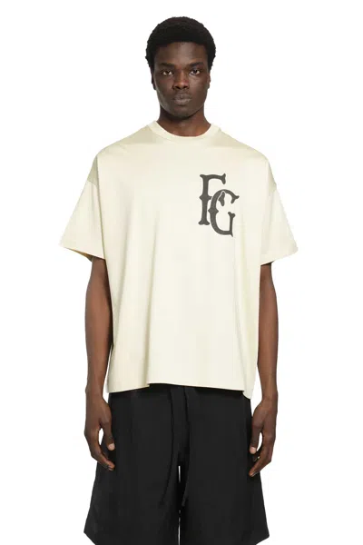 Fear Of God Cotton Rayon 26 Tee In Neutral