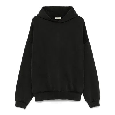 Fear Of God Cotton Eternal Sweatshirt With Embossed Logo In Black
