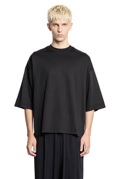 Fear Of God Cotton Viscose Tee In Black