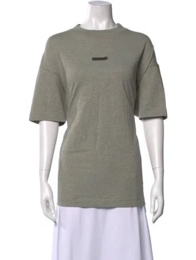 Pre-owned Fear Of God Crew Neck Short Sleeve T-shirt In Multi