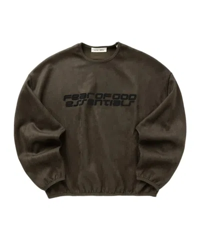 Fear Of God Crew Neck Sweatshirt In Black