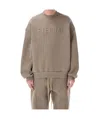 Fear Of God Crew Neck Sweatshirt In Brown
