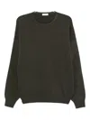 Fear Of God Faded Crewneck Sweater In In Brown
