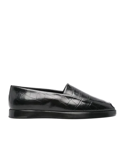 FEAR OF GOD FEAR OF GOD EMBOSSED ALMOND-TOE LOAFERS