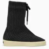 FEAR OF GOD DARK GREY KNIT BOOTS FOR MEN