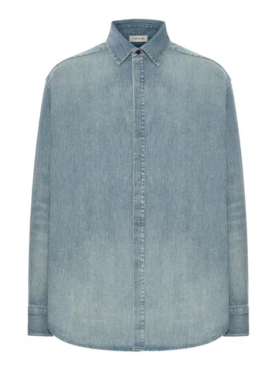 FEAR OF GOD DENIM BUTTON UP SHIRT
