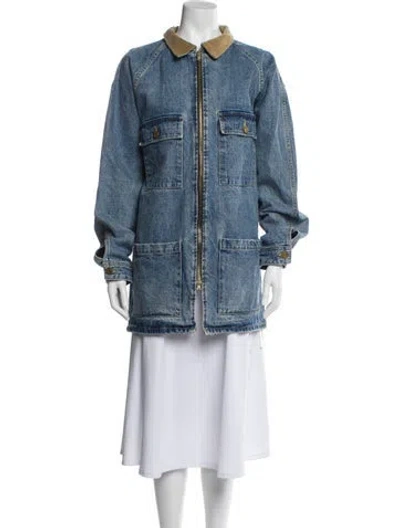 Pre-owned Fear Of God Denim Jacket In Blue