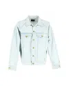Fear Of God Denim Jacket In Light Blue Cotton In Blue