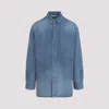 Fear Of God Long-sleeved Denim Shirt In Denim