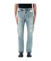 Fear Of God Repaired Classic Jeans With Vintage Hand-distressing