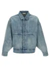 Fear Of God Denim Trucker Casual Jackets And Parka Blue