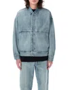 Fear Of God Denim Trucker Casual Jackets And Parka Blue In Blue