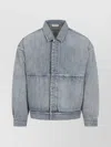 Fear Of God Denim Trucker Casual Jackets And Parka Blue