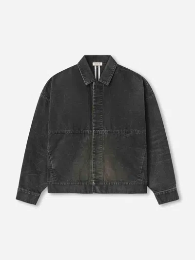 Fear Of God Denim Utility Jacket In Black