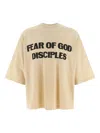Fear Of God Graphic Print Crew Neck Short Sleeve T-shirt In Brown