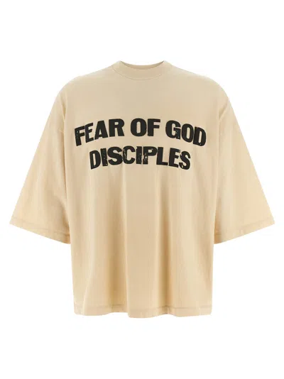 FEAR OF GOD DISCIPLE T-SHIRT BEIGE