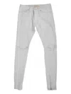 Fear Of God Distressed Skinny Jeans In White