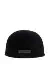 Fear Of God Dome Logo-patch Hat In Black