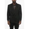 Fear Of God Double-breasted Eternal Twill Wool Blazer In Black
