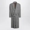 Fear Of God Grey Wool Double-breasted Coat Men In Gray