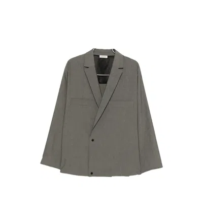 Fear Of God Single Breasted Jacket Back Vent Lapel In Blue