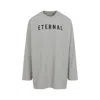 Fear Of God Dove Grey Cotton Eternal Long Sleeve Tee In Grey