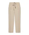 Fear Of God Pleat-detailed Drawstring Trousers In Neutral