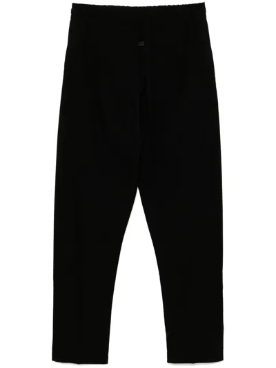 Fear Of God Drawstring Drop-crotch Trousers In Black