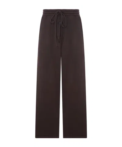 Fear Of God Drawstring Elastic Waist Sports Pants In Brown