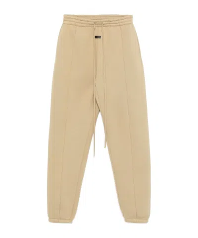 Fear Of God Drawstring Elastic Waist Sweatpants In Brown