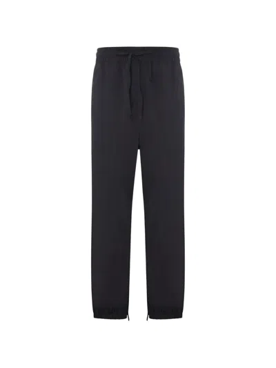 Fear Of God Drawstring Elasticated-cuff Track Pants In Black