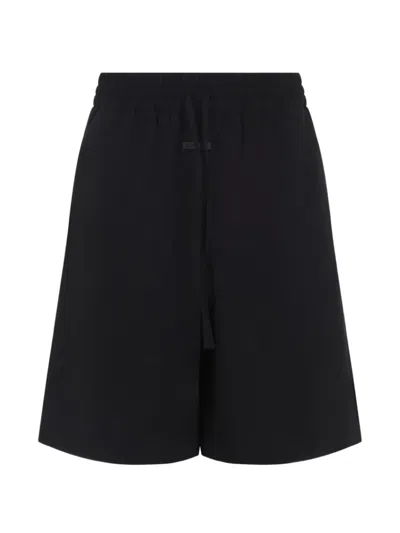 Fear Of God Tech Sport Bermuda Shorts Recycled Polyamide In Black