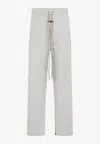 Fear Of God Grey Track Pants With Adjustable Drawstring In Gray