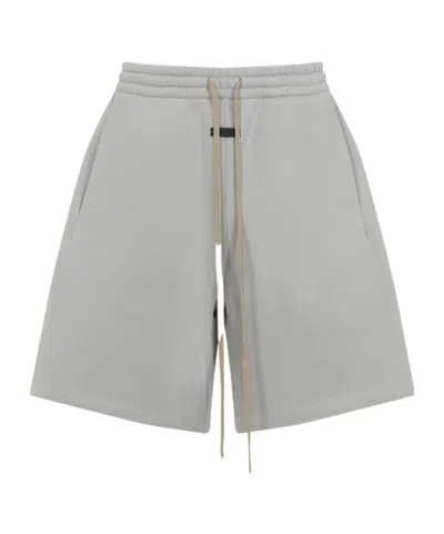 Fear Of God Drawstring Track Shorts In Gray