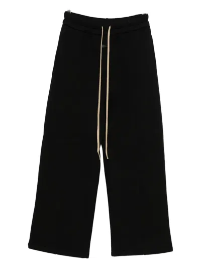 Fear Of God Drawstring-waist Track Pants In Black