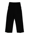 Fear Of God Drawstring Drop-crotch Trousers In Black