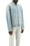 FEAR OF GOD DROP SHOULDER ZIPPED DENIM JACKET