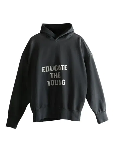 Fear Of God "educate" Hoodie Clothing In Black