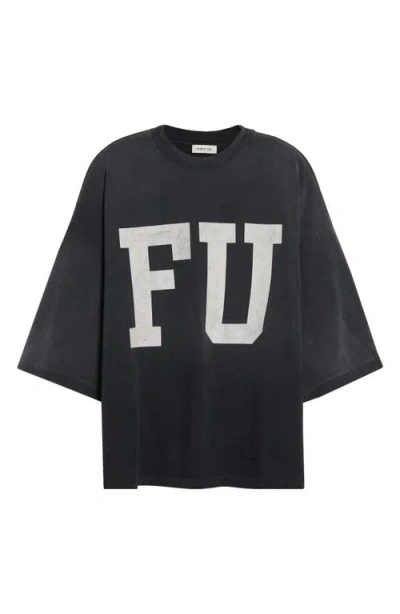 Fear Of God Educate Relaxed Graphic T-shirt In Black