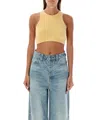 Fear Of God Waffle Sport Tank In Yellow