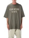 Fear Of God Essential T-shirts In Green