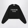 Fear Of God Essential 90's Crewneck Sweatshirt In Black