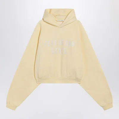 Fear Of God Essential 90's Hoodie In Yellow