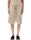 Fear Of God Essential Basketball Cotton Jersey Shorts In Neutral