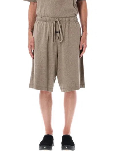 Fear Of God Essential Basketball Jersey Short In Neutral