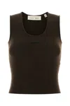 Fear Of God Essential Brown Polyester Blend Tank Top In Brown