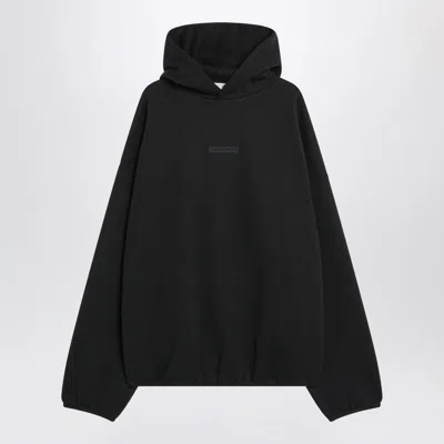 Fear Of God Essential Brushed Sweatshirt In Black