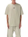 Fear Of God Essential Classic Cotton Tee Abbey Stone In Green