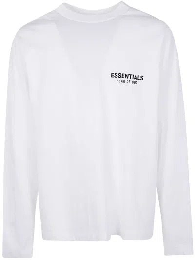 Fear Of God Essential Classic Fit Ls Tee Clothing In White