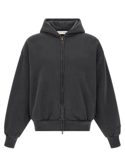Fear Of God Essential Classic Fleece Full Zip Sweatshirt Black